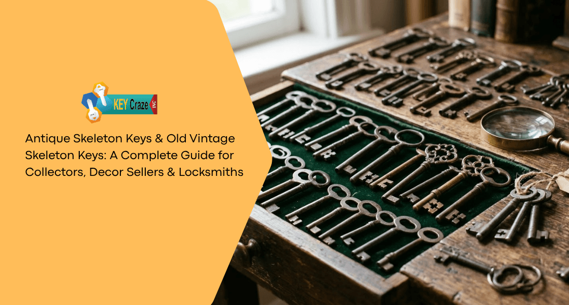 Antique Skeleton Keys & Old Vintage Skeleton Keys: A Complete Guide for Collectors, Decor Sellers & Locksmiths