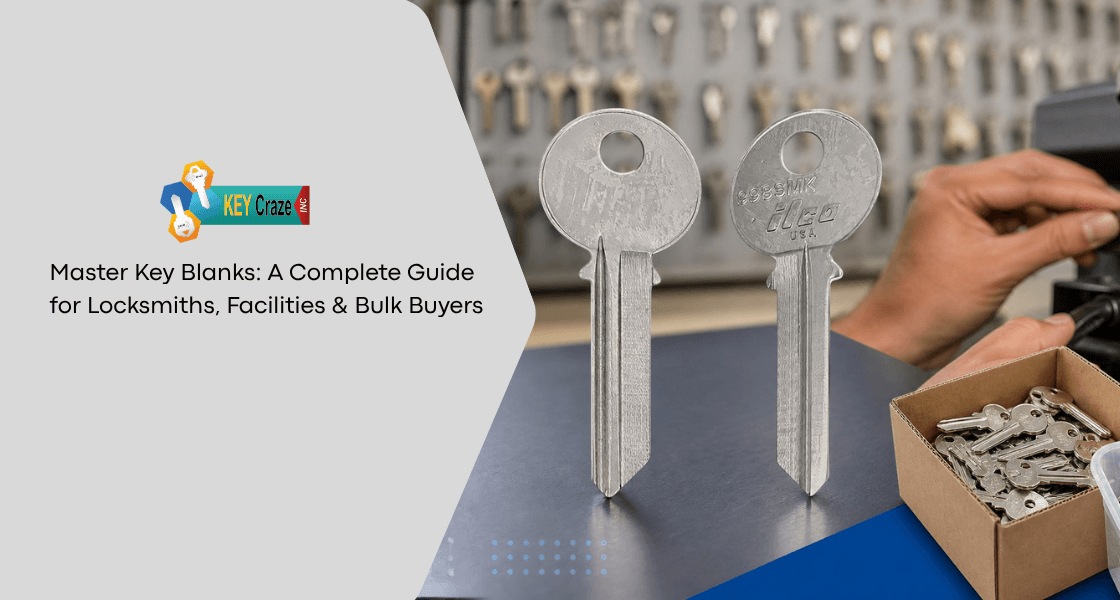 Master Key Blanks: A Complete Guide for Locksmiths, Facilities & Bulk Buyers