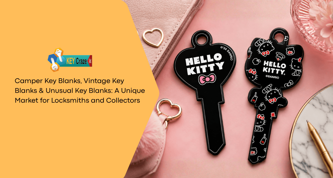 Camper Key Blanks, Vintage Key Blanks & Unusual Key Blanks: A Unique Market for Locksmiths and Collectors